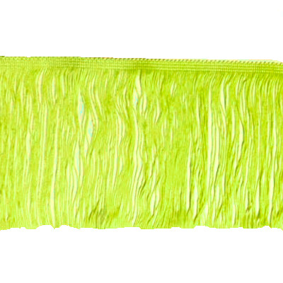 Neon színű vágott végű rojt 15cm széles - GIALLO